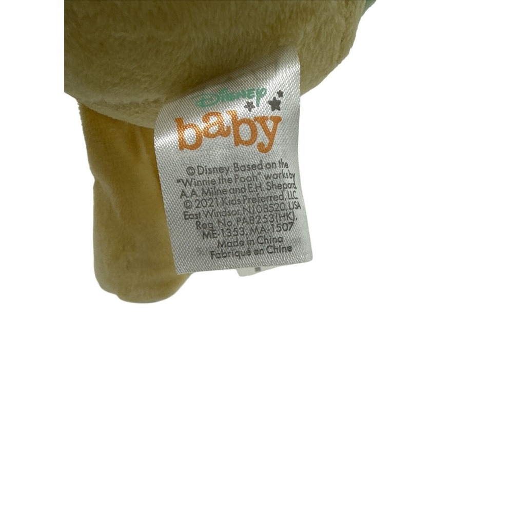 Winnie Pooh Easter Plush Bear Bunny Rabbit Happy Green Disney Baby - Picture 5 of 9